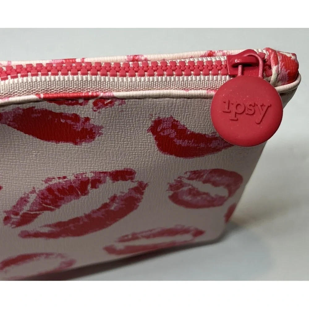 Estee Lauder Lancome Ipsy Cosmetic Makeup Bag Lot Of 4‎ Wild Prints Colorful